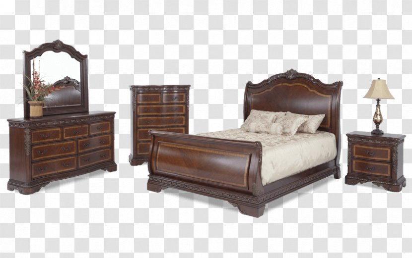 Bedroom Bob's Discount Furniture Bedside Tables - Bed Transparent PNG