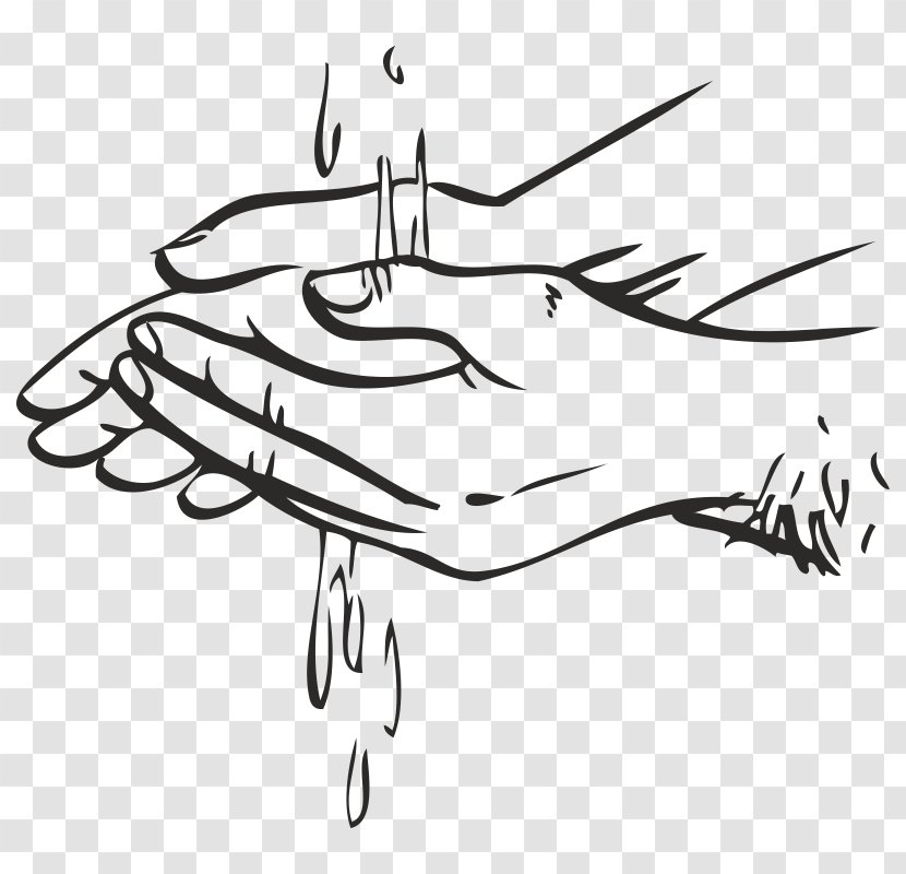 Thumb Illustration Hand Washing - Cartoon Transparent PNG
