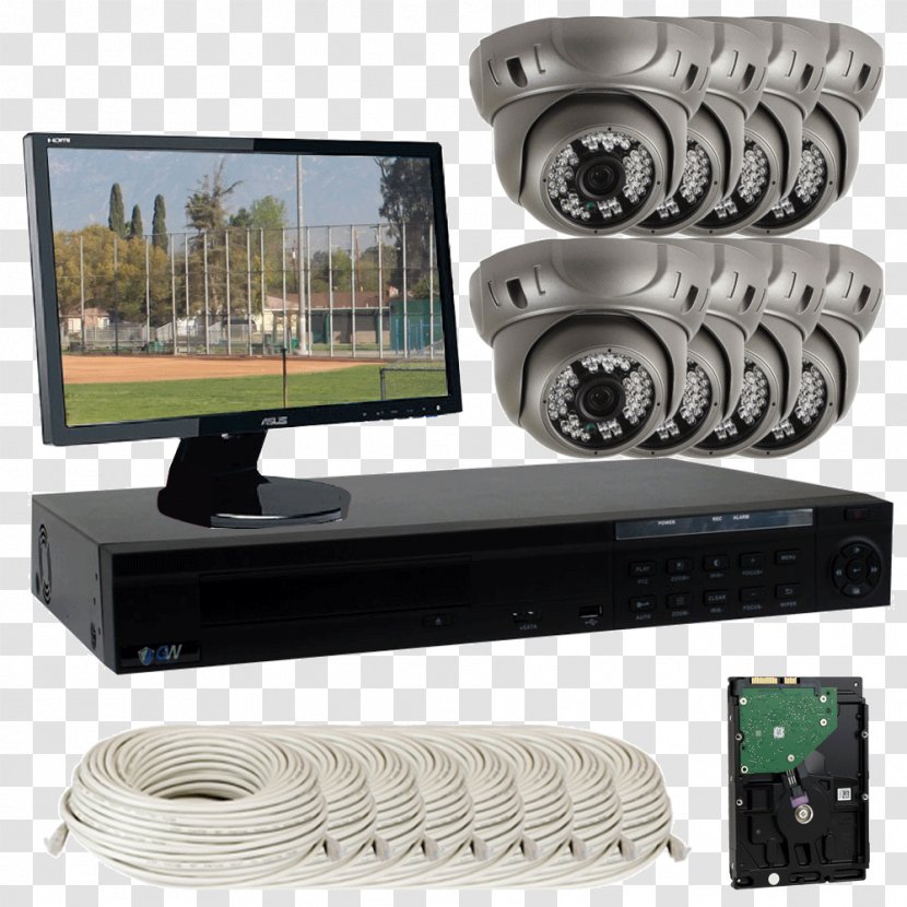 Wireless Security Camera Closed-circuit Television Surveillance IP - Highdefinition Transparent PNG