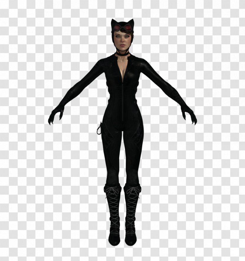 Batman: Arkham Knight City Origins Catwoman - Costume - Batman Transparent PNG