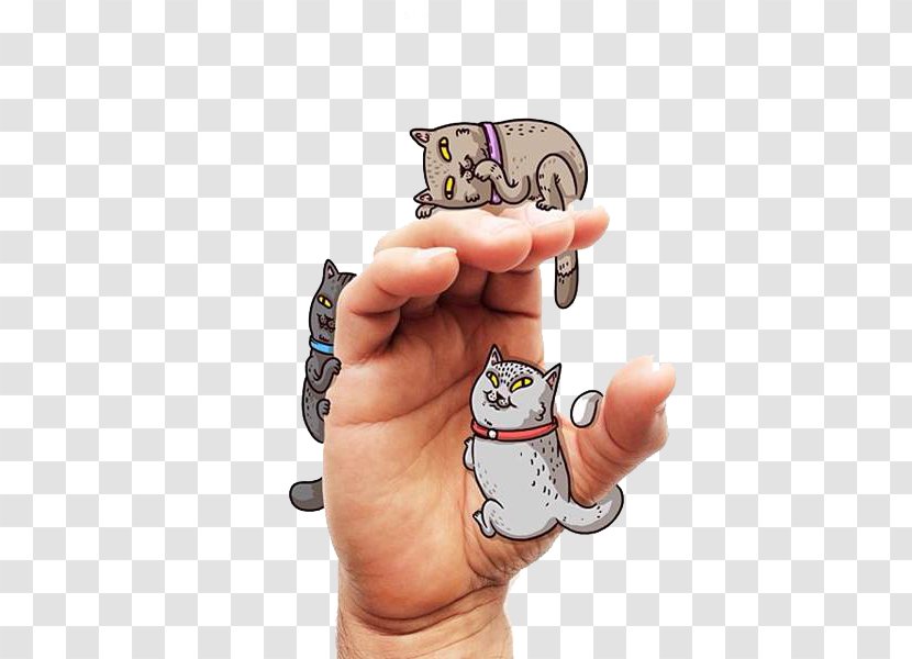 American Sign Language Letter Drawing Illustration - Illustrator - Hand Cat Transparent PNG