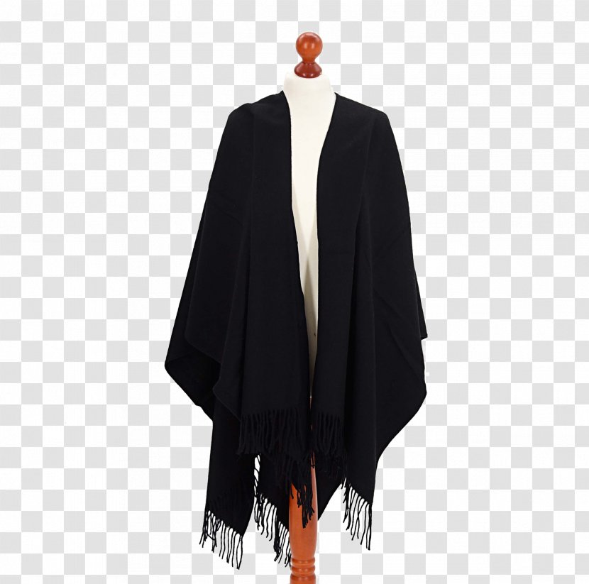 Tweedmill Outerwear Ruana Poncho Black - Clothing Transparent PNG