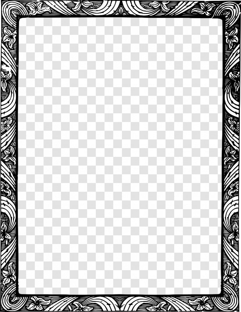 Classic Clip Art - Stockxchng - White Flower Frame HD Transparent PNG