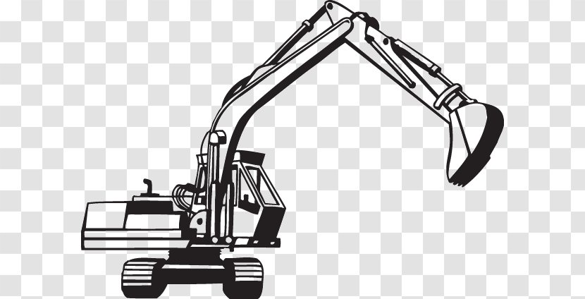 Caterpillar Inc. Heavy Machinery Excavator Decal 814 Sand - Monochrome Transparent PNG