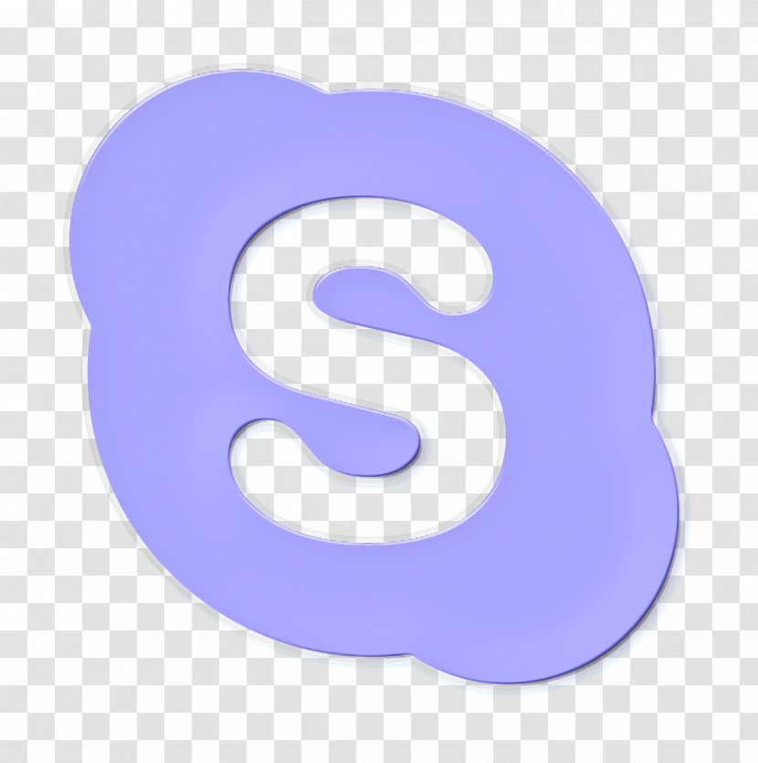 Skype Icon - Lilac - Symbol Material Property Transparent PNG