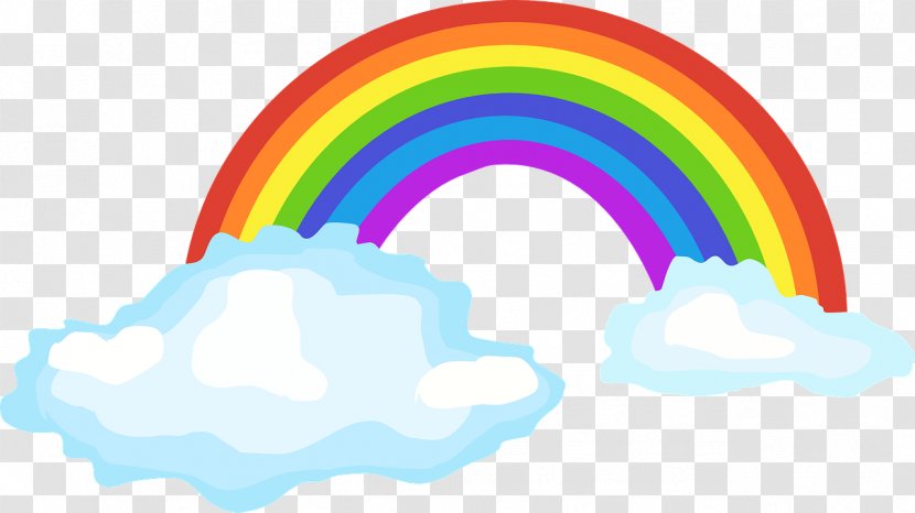 Light Rainbow Clip Art - Drawing - WITH CLOUDS Transparent PNG
