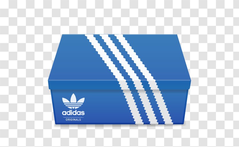 Blue Box Brand Material - Adidas Shoebox Transparent PNG