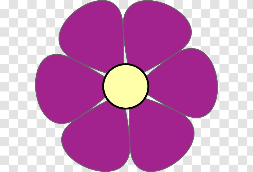 Flower Red Clip Art - Magenta - Purple Flowers Transparent PNG