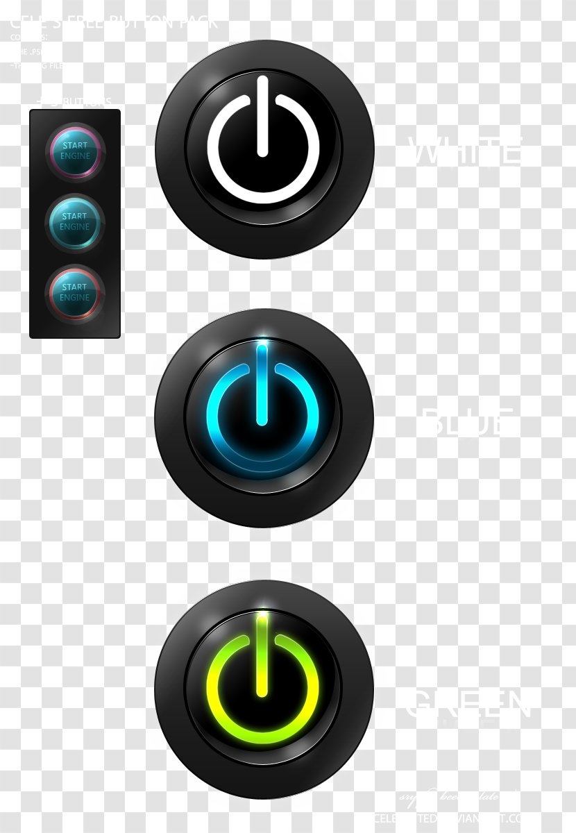 Button Switch Power Symbol Icon - Technology - Computer Shutdown Transparent PNG