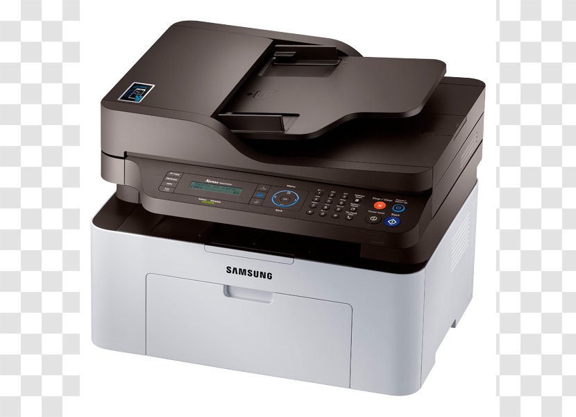 Multi-function Printer Samsung Xpress SL-M2070FW M2070 Printing - Fax Transparent PNG