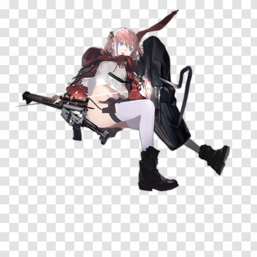 Girls' Frontline ArmaLite AR-15 Firearm AR-10 Selective Fire - Heart - Girls Shotguns Transparent PNG