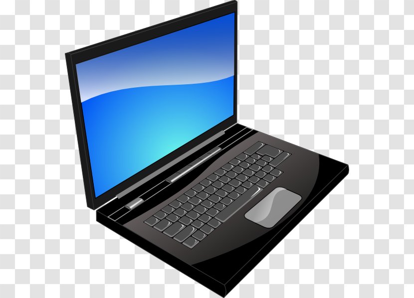 Laptop MacBook Clip Art - Portable Computer - Vector Transparent PNG