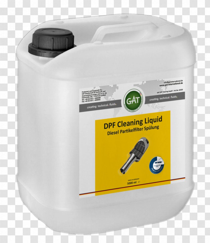 Liquid Cleaning Diesel Particulate Filter Fluid - Pollution - Water Transparent PNG