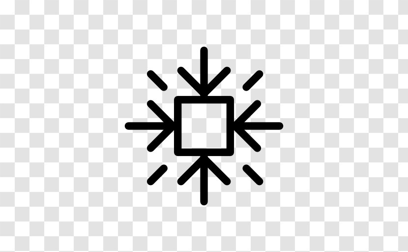 Ice Crystals Snowflake Logo - Rectangle Transparent PNG