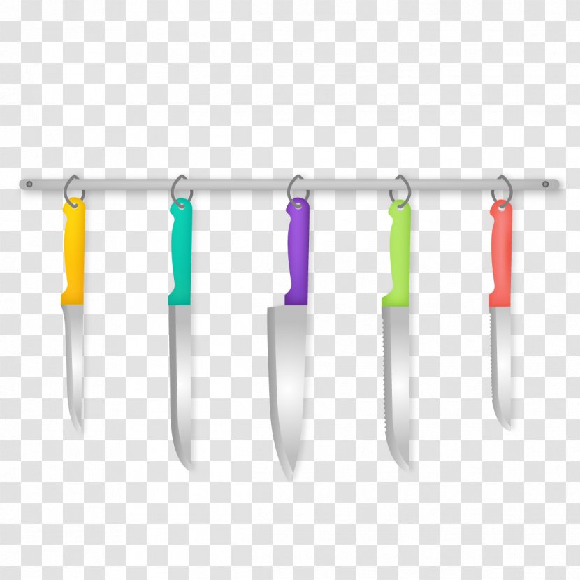 Kitchen Social Club Knife Apron - Vector Knives Transparent PNG