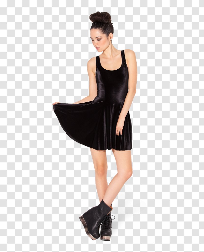 Little Black Dress Velvet Party Clothing - Flower - Express Love Transparent PNG