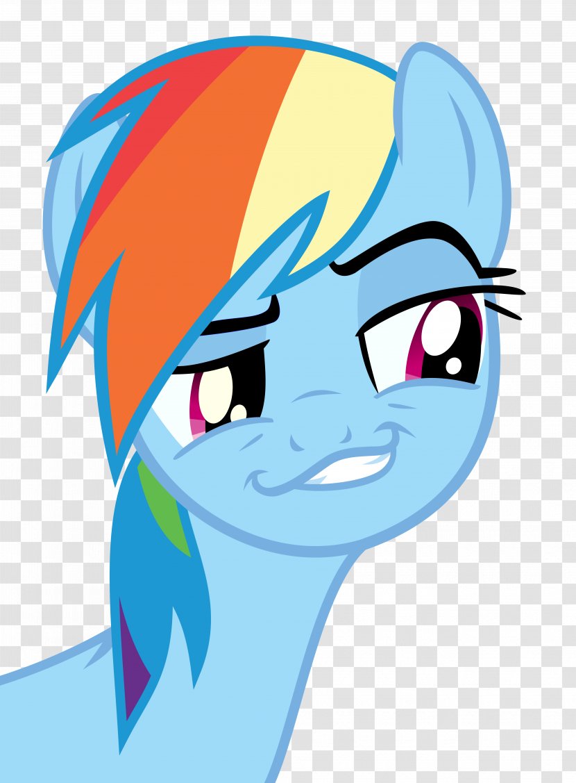 Rainbow Dash Pinkie Pie Pony Twilight Sparkle Applejack - Silhouette - Face Transparent PNG