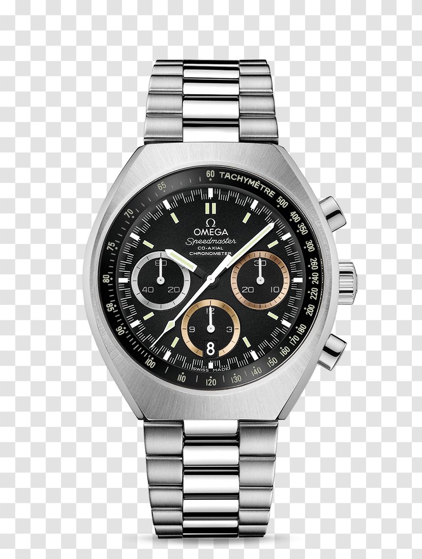 Omega Speedmaster SA Coaxial Escapement Watch Chronograph Transparent PNG