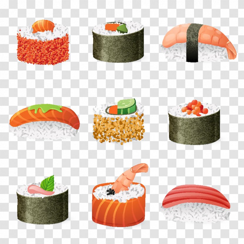 Sushi Japanese Cuisine Fast Food - Nutrition Transparent PNG