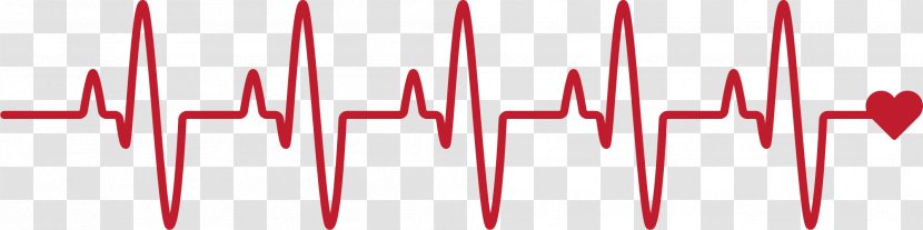 Logo Brand Font - Red Heart Line Chart Transparent PNG