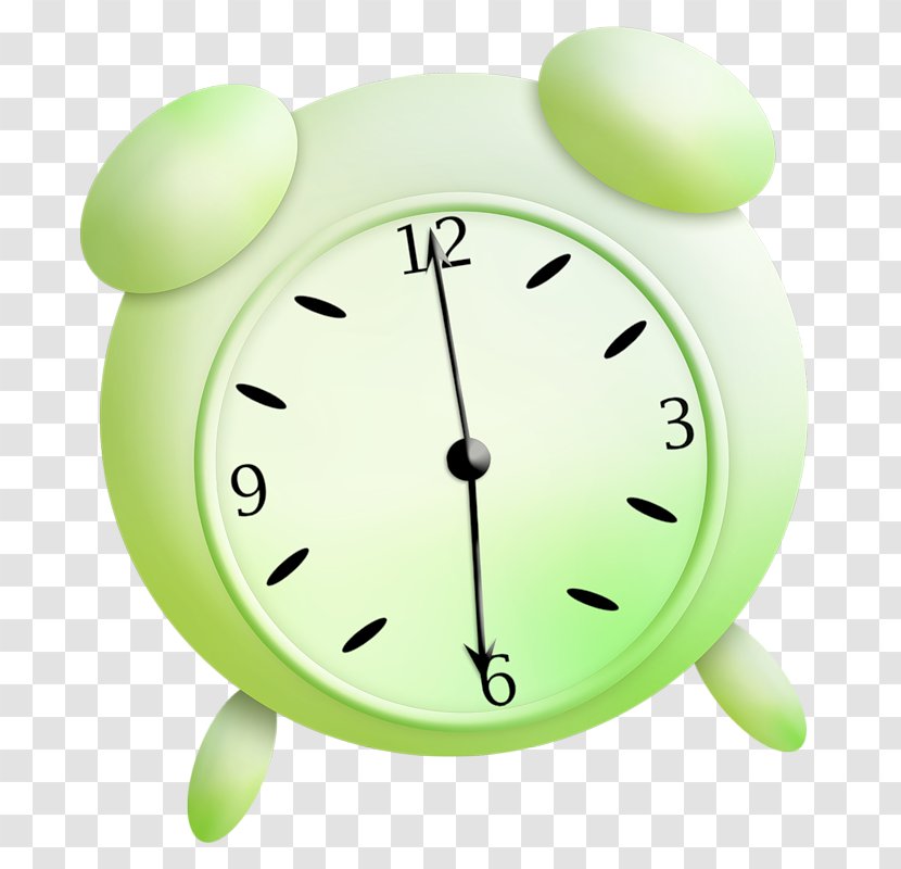 Alarm Clock Drawing - Animation - Green Transparent PNG