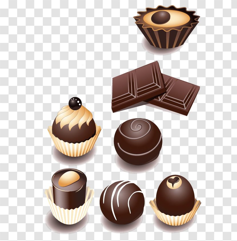 Chocolate Cake Bonbon Pudding - Candy Transparent PNG