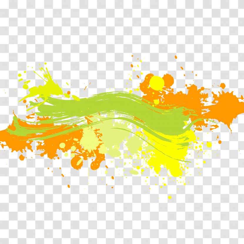 Paint Ink - Graffiti - Trendy Vector Material Transparent PNG