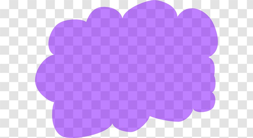Heart Petal Rectangle Pattern - Magenta - Purple Cloud Cliparts Transparent PNG