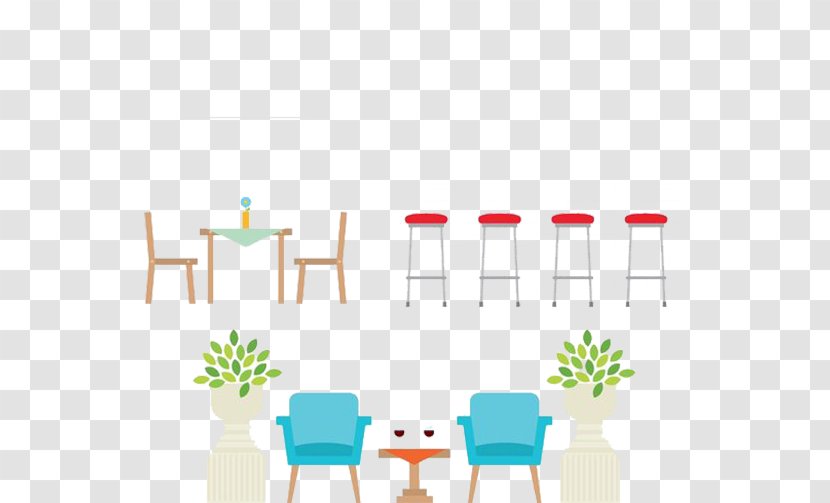 Table Furniture Chair Restaurant - Diagram - Simple Sofa Transparent PNG