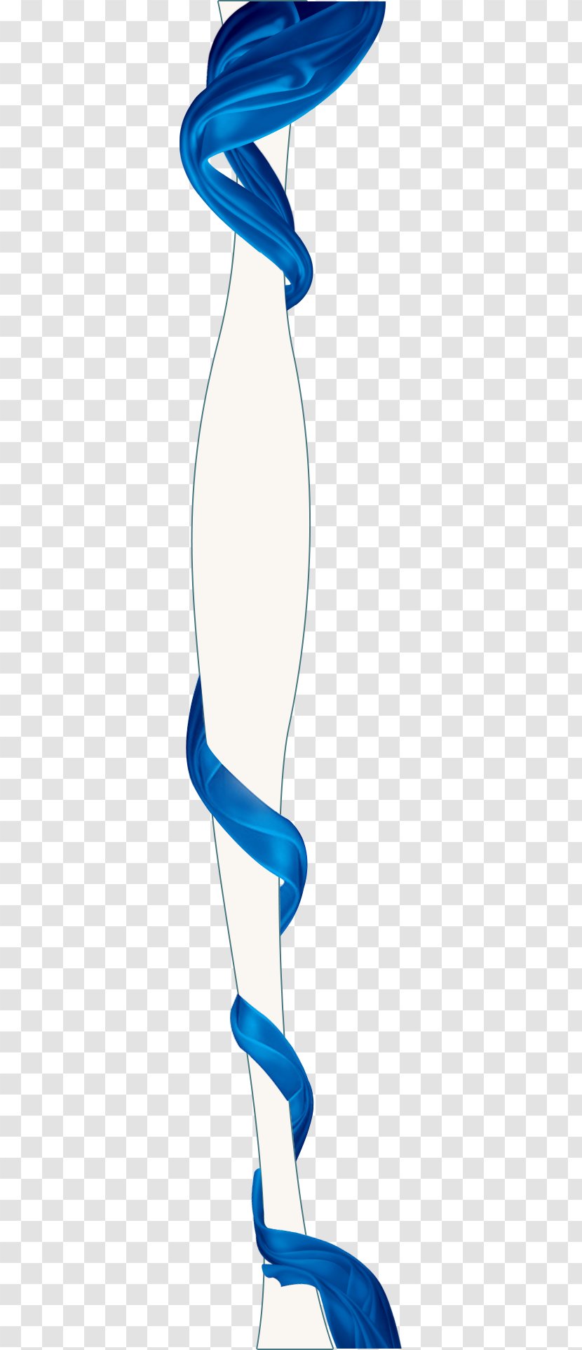 Blue Ribbon - Bird - Magnetic Tape Transparent PNG