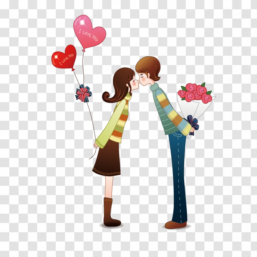Clip Art Dating Love Dia Dos Namorados - Boyfriend - Kiss Transparent PNG