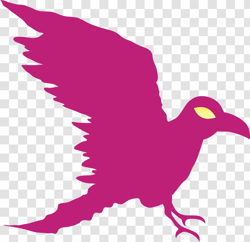 Chicken Silhouette Purple Beak Chicken Transparent PNG