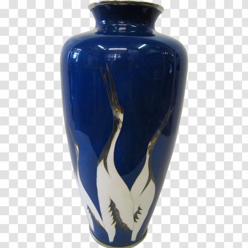 Vase Cobalt Blue Urn Transparent PNG