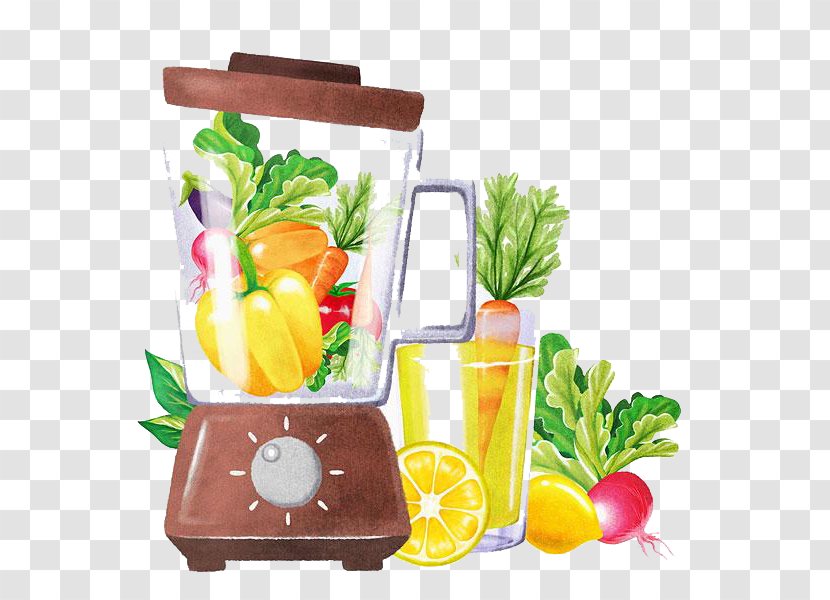 Orange Juice Health Shake Vegetarian Cuisine Juicer - Food - Freshly Squeezed Transparent PNG