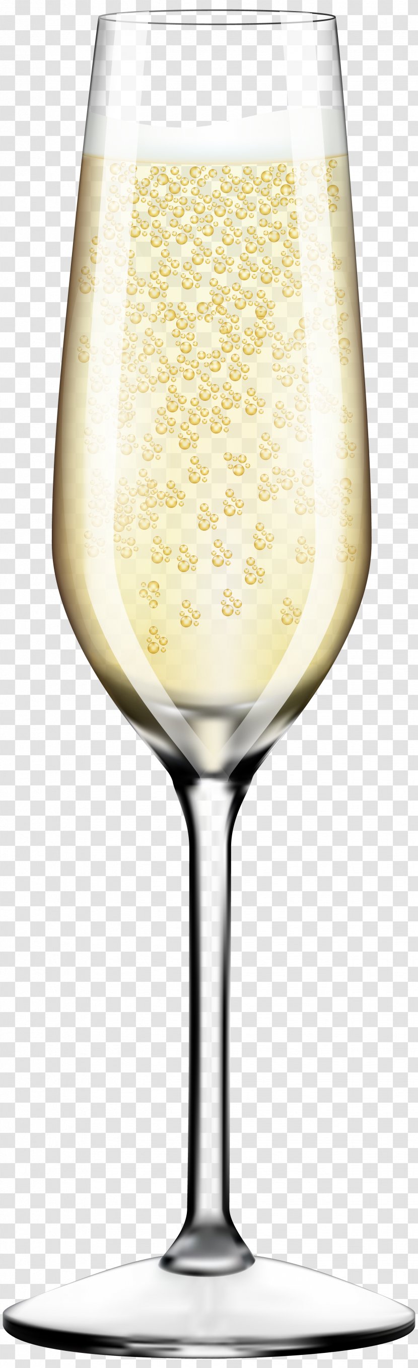 White Wine Champagne Cocktail Beer - Glass - Clip Art Image Transparent PNG