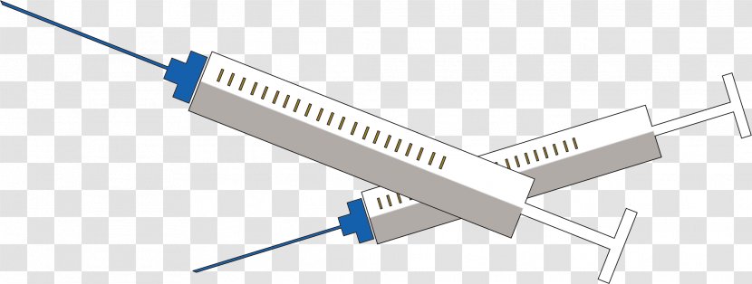 Syringe Blue Medicine - Biology Transparent PNG