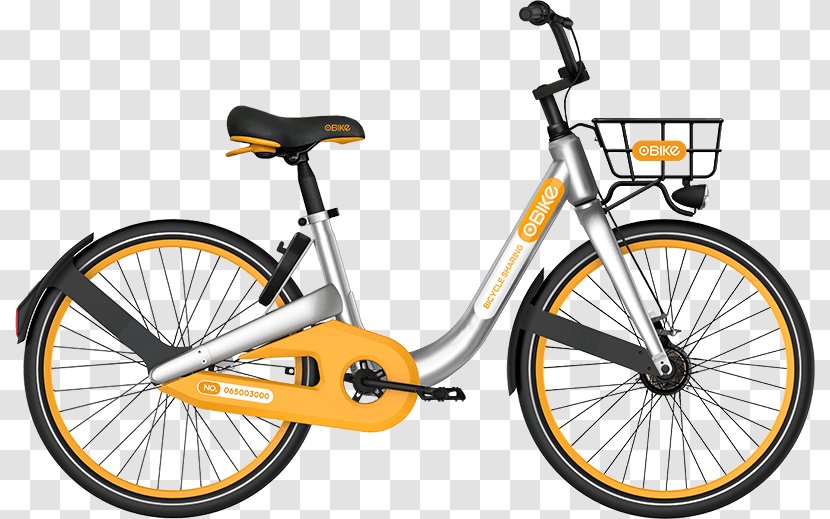 Bicycle Sharing System OBike Cycling Singapore - Australia Transparent PNG