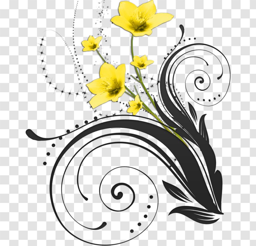 Floral Design Drawing Clip Art - Cut Flowers - Tree Transparent PNG