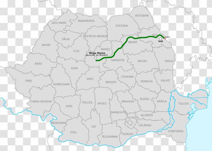 East–West Motorway Highways In Romania Controlled-access Highway Netherlands - Europe Transparent PNG