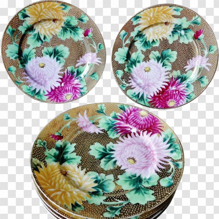 Tableware Platter Plate - Chrysanthemum Transparent PNG