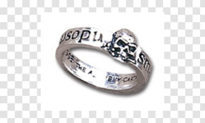 Ring Alchemy Jewellery Gemstone Engraving - Silver - Skull Finger Transparent PNG