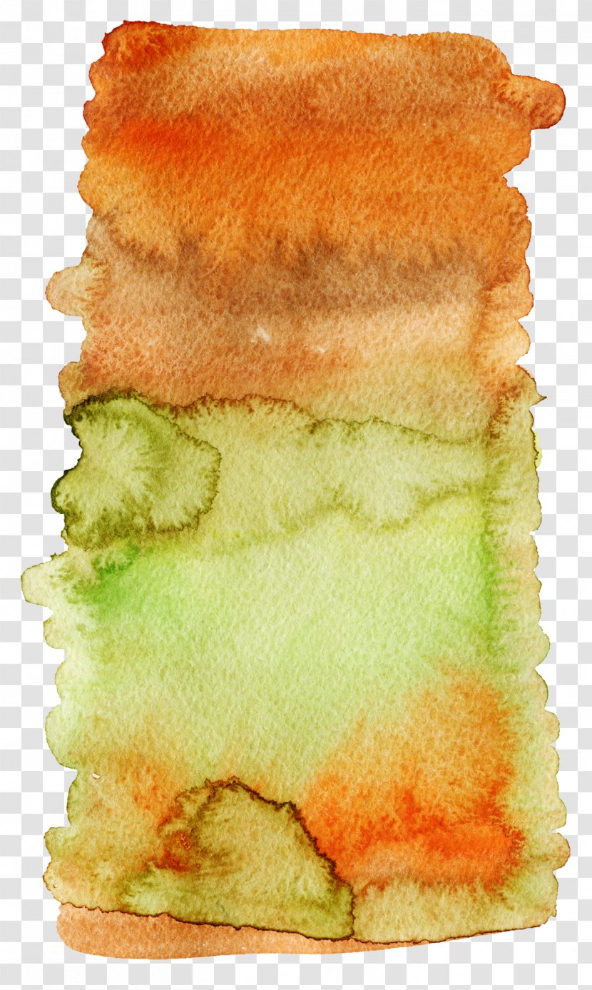 Watercolor Painting Ink Wash - Paint - Brown Brushes Transparent PNG
