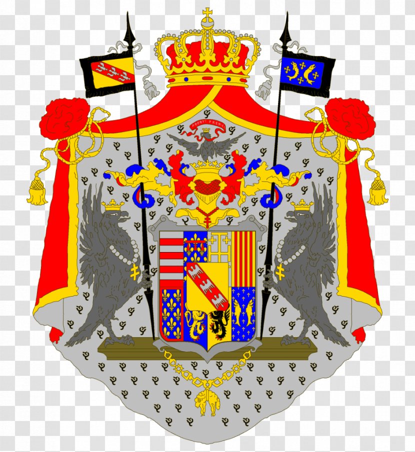 Duchy Of Lorraine Crest Coat Arms Heraldry Crown - Ornamenti Esteriori Dello Scudo Transparent PNG