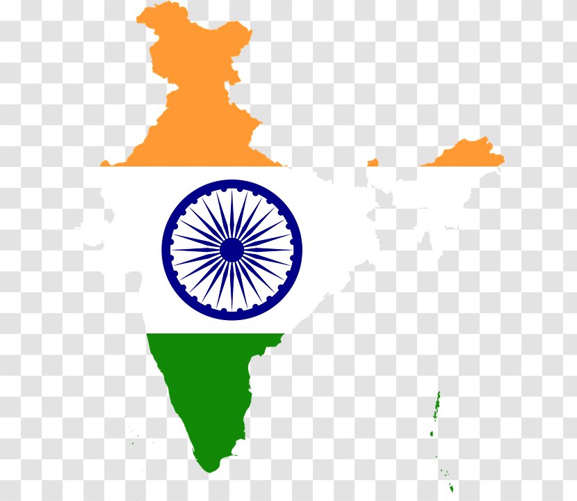 Flag Of India National Map Transparent PNG