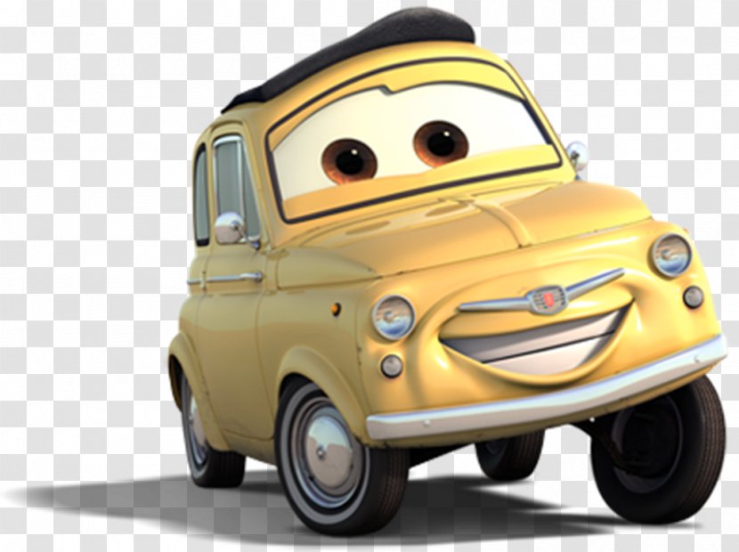 Sally Carrera Lightning McQueen Cars Doc Hudson - Yellow - Car Transparent PNG