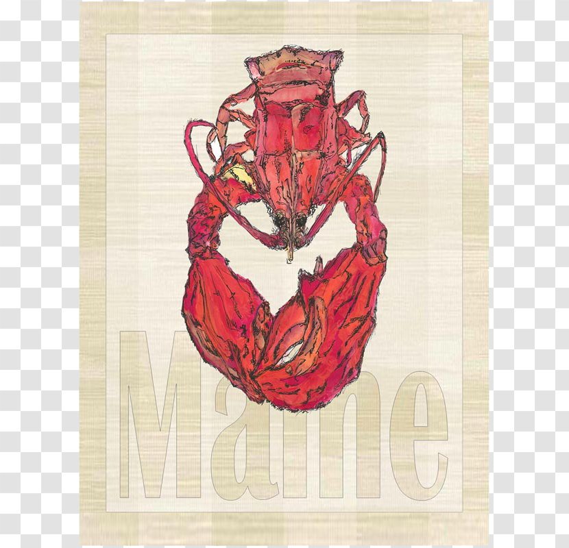 American Lobster Maine Cuisine Of The United States Metal - Flower Transparent PNG