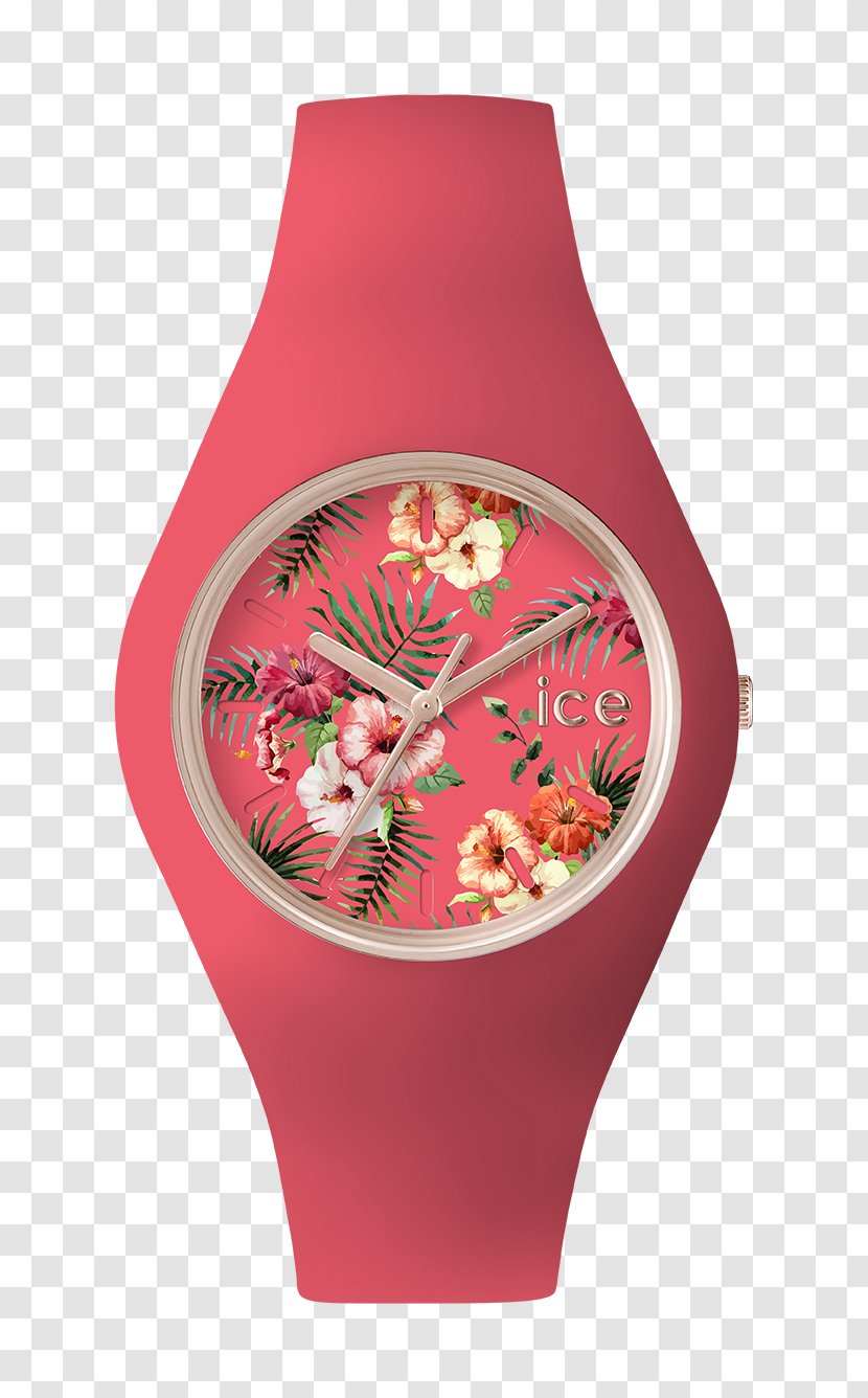 Ice Watch Floral Clock Flower - Strap Transparent PNG