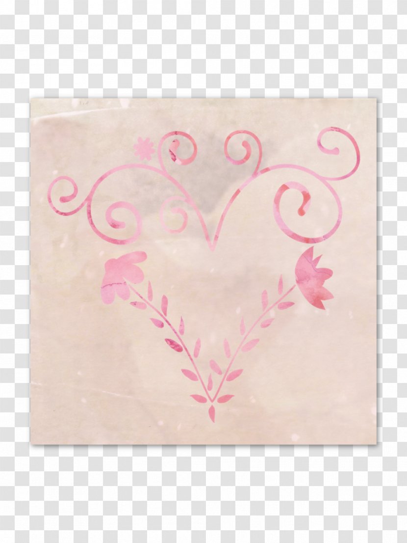 Place Mats Textile Pink M Heart - Paper Wedding Invitation Transparent PNG
