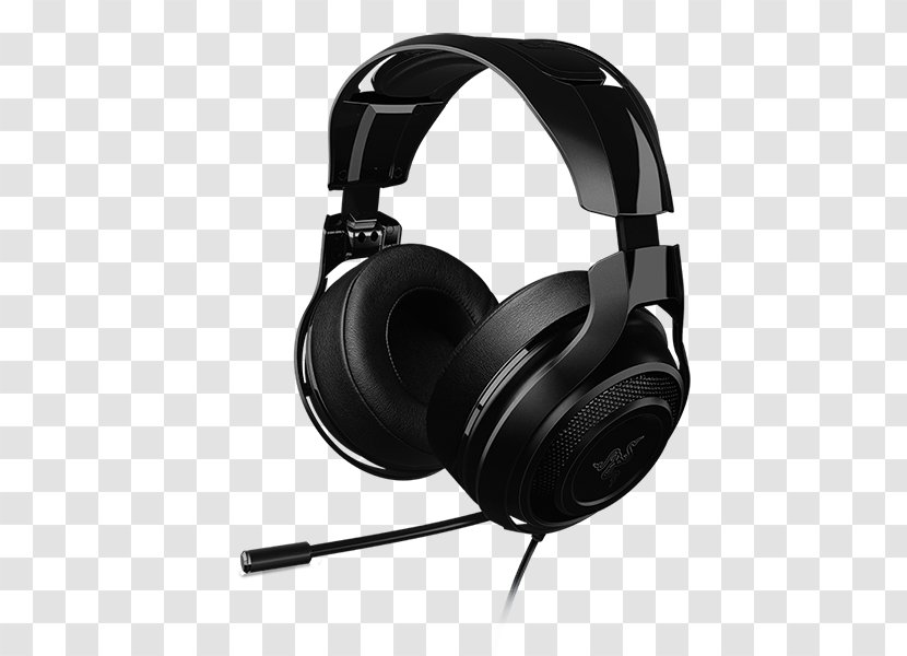 7.1 Surround Sound Razer Man O'War Headset Headphones Video Games - Noisecancelling Transparent PNG