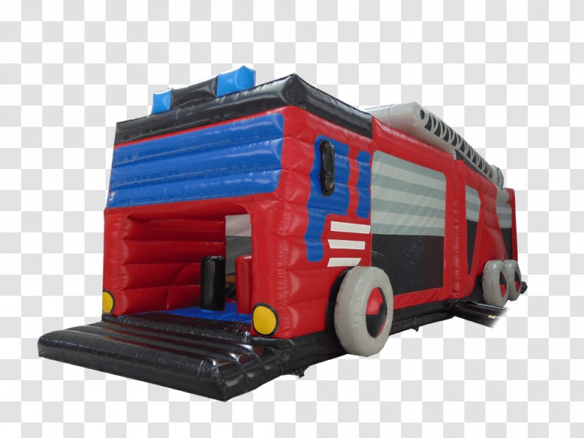 Obstacle Course Motor Vehicle Inflatable Racing Fire Engine - Part Transparent PNG